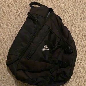 One strap Adidas black back pack